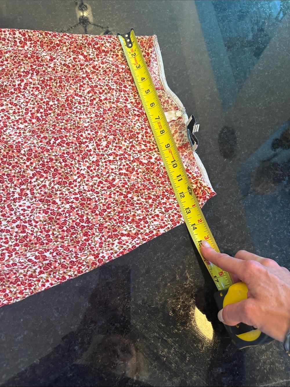 Reformation Red Floral Midi Skirt - Picture 8 of 8